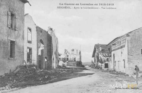 Hériménil en ruines (Meurthe-et-Moselle)